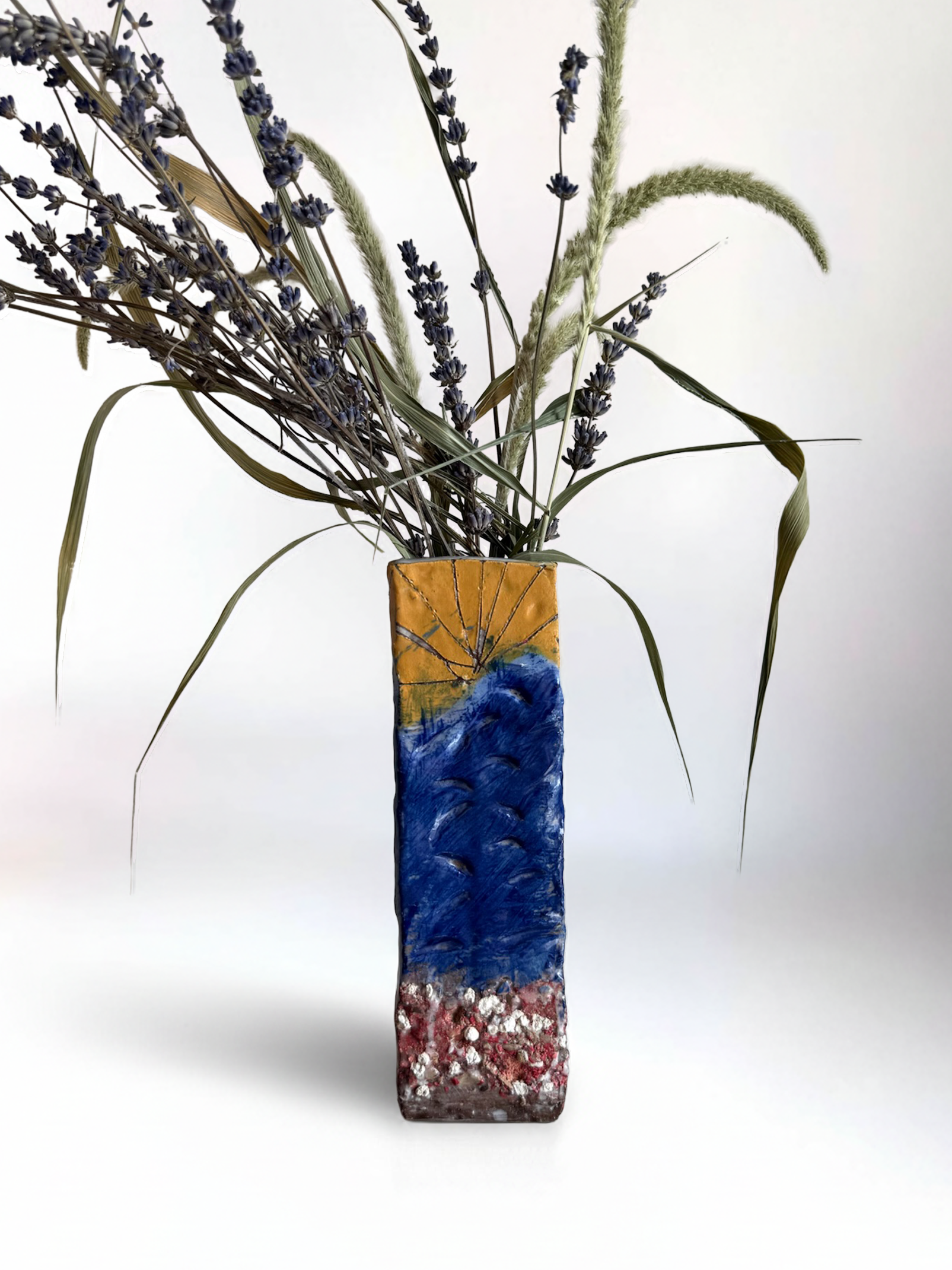 Tall Column Vase